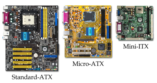 Form factori matičnih ploča ATX, micro ATX i Mini ITX