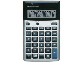 Texas Instruments TI-5018 SV džepni kalkulator srebrna Zaslon (broj mjesta): 12 baterijski pogon