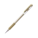 Pentel - Gel olovka Pentel Metallic Hybrid Grip, 0,8 mm, zlatna