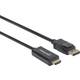 Manhattan DisplayPort / HDMI adapterski kabel DisplayPort utikač, HDMI A utikač 1.80 m crna 152679 DisplayPort kabel
