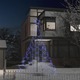 vidaXL Božićno drvce s metalnim stupom i 500 LED žarulja plavo 3 m