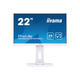 Iiyama ProLite XUB2294HSU-W1 monitor, VA, 21.5", 16:9, 75Hz, pivot, HDMI, Display port, VGA (D-Sub), USB