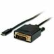 Roline VALUE USB-C - DVI kabel, M/M, 1.0m crni