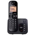 Panasonic KX-TGC220FXB bežični telefon, DECT, crni/narančasti