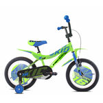 CAPRIOLO dječji bicikl BMX KID 16 zeleno/plavi, 16"