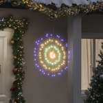 vidaXL Božićna svjetla zvjezdani prasak 140 LED 2 k višebojna 17 cm