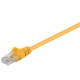 Goobay U / UTP CAT 5e patch kabel, mrežni, za povezivanje, žuti, 1.5m