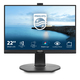Philips 221B7QPJKEB/00 monitor, IPS, 21.5", 16:9, 1920x1080, 60Hz, pivot, HDMI, Display port, USB