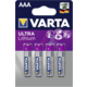10x4 Varta Ultra Lithium Micro AAA LR 03