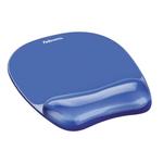 Fellowes "Crystal SoftGel" podloga za miš gel odmorište za zglob, plava