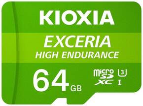 Kioxia EXCERIA HIGH ENDURANCE microsdxc kartica 64 GB A1 Application Performance Class