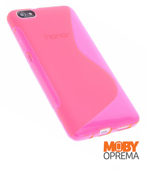 Huawei HONOR 4X roza silikonska maska