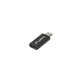 LANBERG adapter USB-C (F) 2.0 na USB MICRO (M), crni