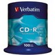 Medij CD-R VERBATIM 43411, 80min, 52x, spindle 100 komada