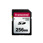 Transcend 256MB SD220I MLC industrijska memorijska kartica (SLC mod), 22MB/s R, 20MB/s W, crna
