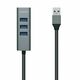USB Hub Aisens A106-0507 Grey Aluminium