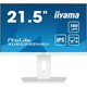 Iiyama ProLite XUB2292HSU-W6 monitor, IPS, 22", 16:9, 1920x1080, 100Hz, pivot, HDMI, Display port, USB