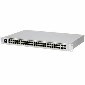 USW-48-PoE is 48-Port managed PoE switch with (48) Gigabit Ethernet ports including (32) 802.3at PoE+ ports