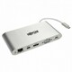USB-C Dock, Dual Display - 4K HDMI/mDP, VGA, USB 3.2 Gen 1, USB-A/C Hub, GbE, Memory Card, 100W PD Charging