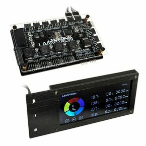 Lamptron SM436 Sync Edition PCI RGB-Lüfter und LED-Controller - schwarz LAMP-CA410B
