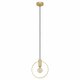 EGLO 98834 | Manizales Eglo visilice svjetiljka 1x E27 brušeno zlato