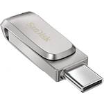 SANDISK Dual Drive Luxe 64GB USB 3.1 + USB 3.1 Type C srebro