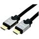 Roline HDMI priključni kabel HDMI A utikač 10.00 m crna, srebrna 11.04.5855 dvostruko zaštićen HDMI kabel