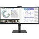 LG UltraWide 34BQ77QC-B monitor, IPS, 34", 21:9, 3440x1440, USB-C, HDMI, Display port, USB