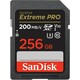 Extreme Pro SDXC 256GB 200/140 MB/s V30 UHS-I