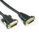Lyndahl DVI priključni kabel DVI-I 24+5-polni utikač, DVI-I 24+5-polna utičnica 0.5 m crna LKDVFM30005 DVI kabel