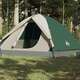 vidaXL Šator za kampiranje za 6 osoba zeleni 348x340x190 cm taft 190T