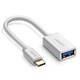 Kabel UGREEN, USB-C (M) na USB 3.0 A (Ž) OTG, bijeli, 15cm
