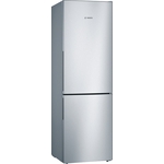 Serie 4, Samostojeći hladnjak sa zamrzivačem na dnu, 186 x 60 cm, Izgled nehrđajućeg čelika, KGV36VLEAS