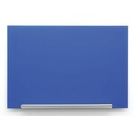 Plava staklena magnetna ploča Nobo Diamond 99,3 x 55,9 cm