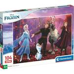 Frozen 104-dijelni Super puzzle - Clementoni