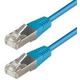 Transmedia S-FTP Cat5E Patch Kabel (RJ45), Blue 0,5m TRN-TI7-0,5EBL