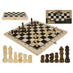 Sklopivi drveni šah 34×34cm šahovska ploča XL