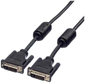 Roline DVI priključni kabel DVI-D 24+1-polni utikač 7.50 m crna 11.04.5556 sa zaštitom