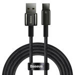 Baseus Tungsten Gold kabel USB na USB-C, 100W, 1m (crni)