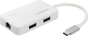 EDIMAX USB-C to 3-Port USB 3.0 Gigabit Ethernet Hub