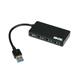 USB HUB USB 3.0 BLACK 4-Ports SLIM I-BOX (IUH3F56)