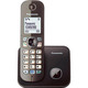 Panasonic KX-TG6811FXM bežični telefon, DECT, sivi