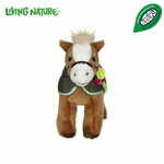 Living nature plišana igračka, Horse with jacket, 18 cm