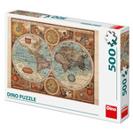 DINO karta svijeta iz l. 1626 slagalica, 500 komada