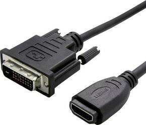 Value DVI / HDMI adapterski kabel DVI-D 24+1-polni utikač