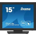 Iiyama ProLite T1531SR-B1 monitor, VA, 4:3, 1024x768, HDMI, Display port, VGA (D-Sub), Touchscreen