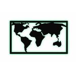 Wallity Ukrasna LED rasvjeta, World Map 2 - Green