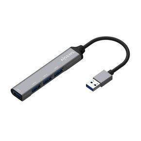 Hub USB Aisens A106-0540 Siva
