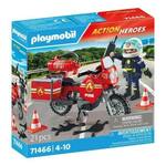 Playmobil: Motociklistički vatrogasac na mjestu nesreće (71466)