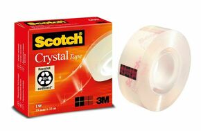 Selotejp uredski 19mm/33m 1/1 nevidljivi Scotch 3M 600 - Crystal